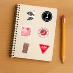 Japanese Road N Traffic Signs, Stamps, Tickets Stickers thumbnail 5