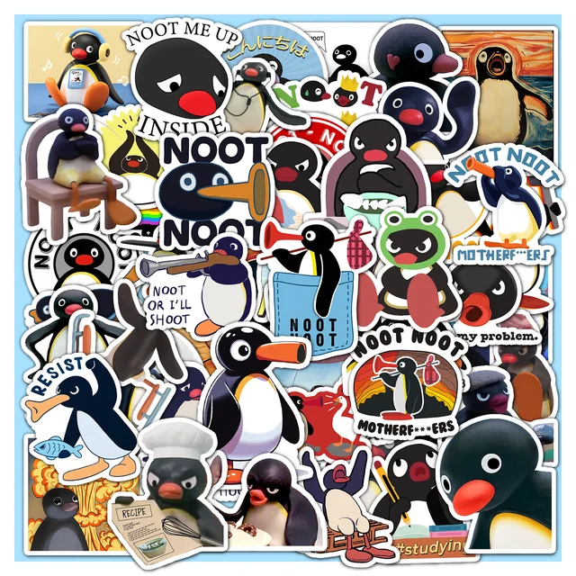 Pingu Meme Sticker Set