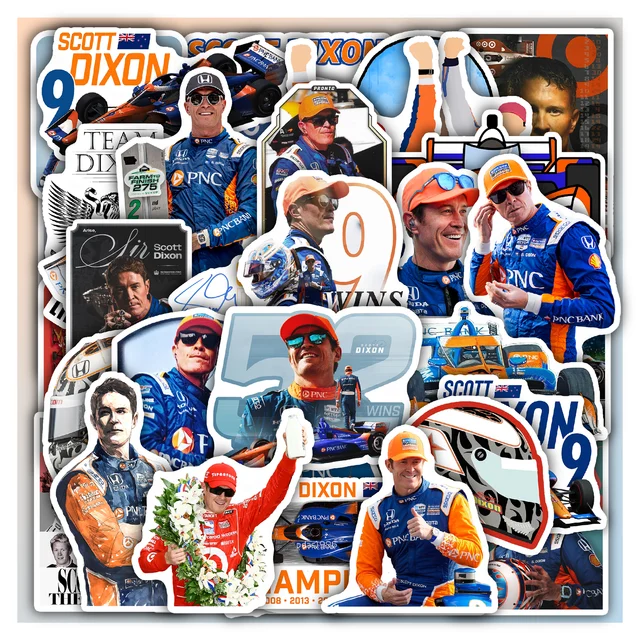 Scott Dixon Sticker Set
