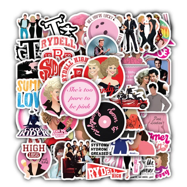 Grease Sticker Set