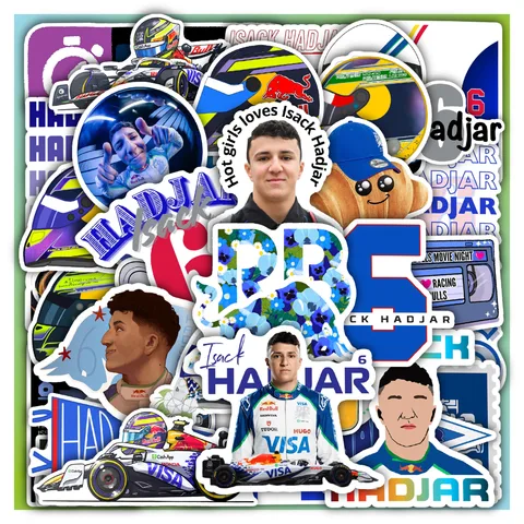 Isack Hadjar Sticker Set
