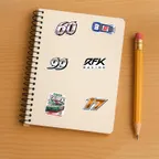 Rfk Racing Sticker Set thumbnail 5