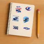 Kyle Larson Sticker Set thumbnail 5