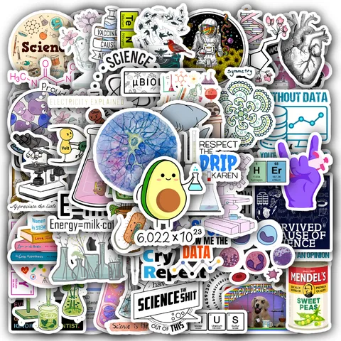 Science, Chemistry Sticker Set
