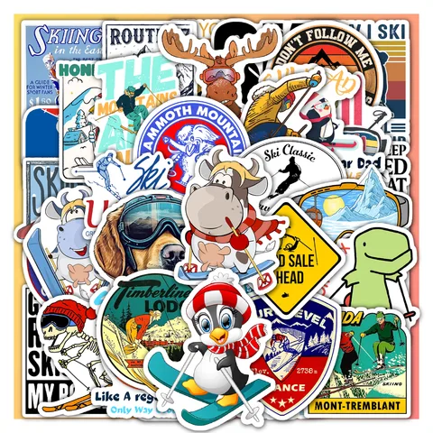 Ski Sticker Classic