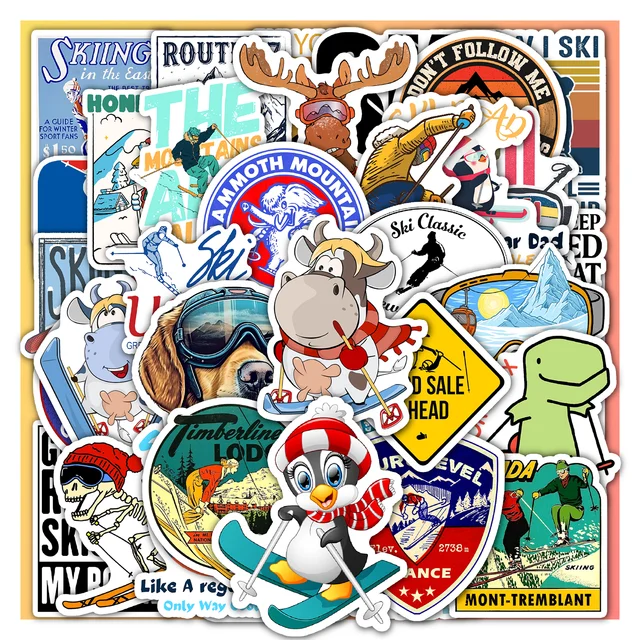 Ski Sticker Classic