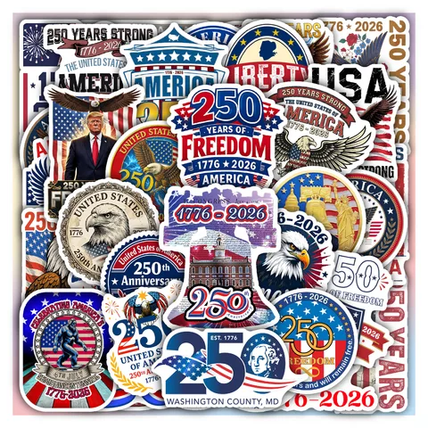 250th Anniversary Sticker Set