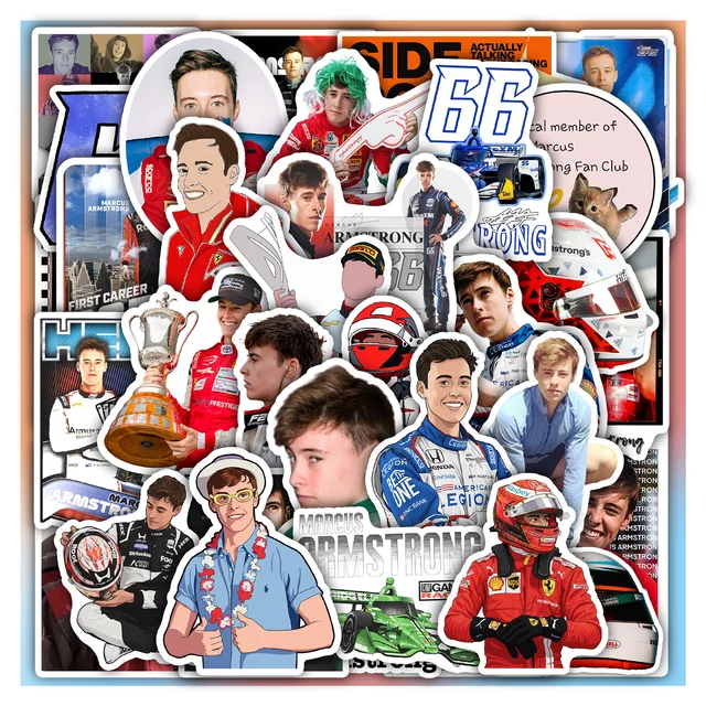 Marcus Armstrong Sticker Set