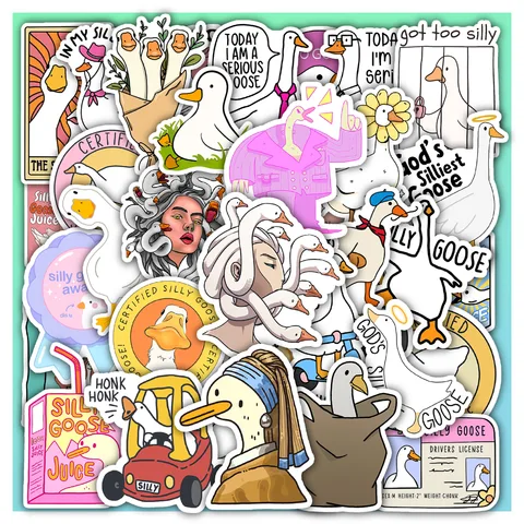 Silly Goose Sticker Set