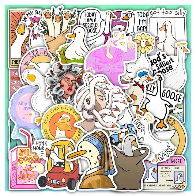 Silly Goose Sticker Set