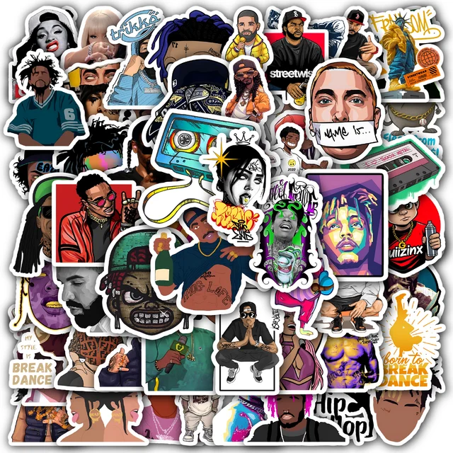 Hiphop Sticker Set