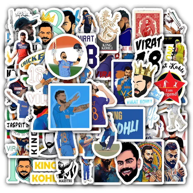 Virat Kohli Sticker Set