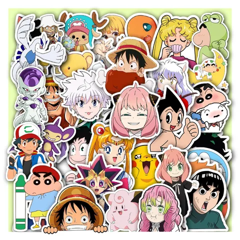 Kids Anime Stickers Mixed Pack,cartoon Characters Stickers