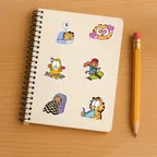 Lazy Orange Cat Sticker Set thumbnail 4
