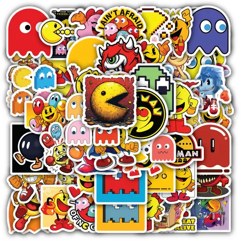 Pacman Sticker Set