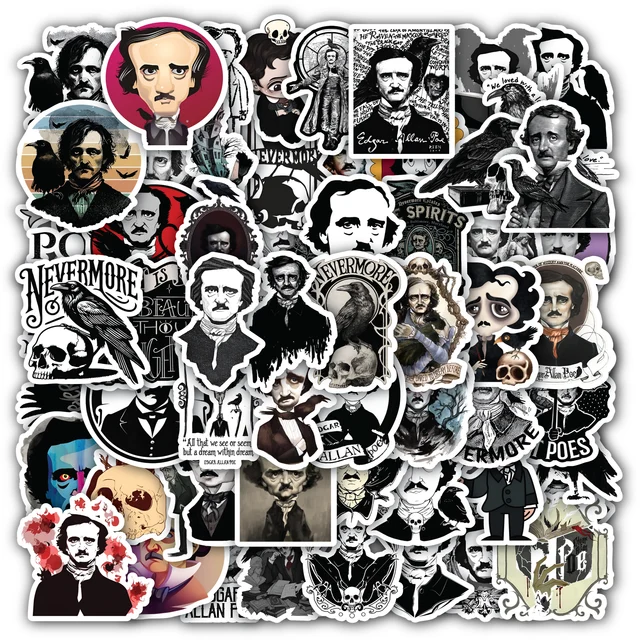 Allans Edgars Poes Sticker Set