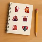 Wanda Maximoff Scarlet Witch Sticker Set thumbnail 5