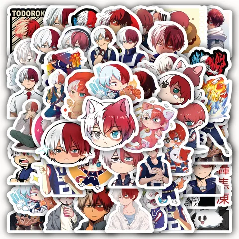 Todoroki Shoto My Hero Sticker Set