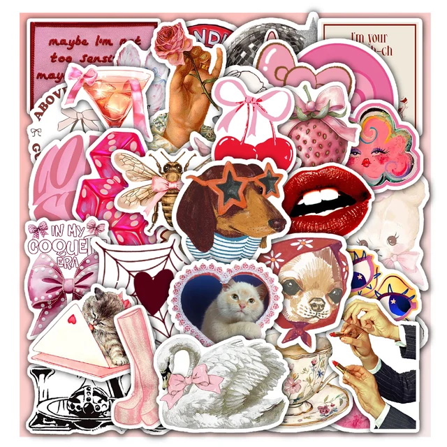 Downtown Girly Sticker Set