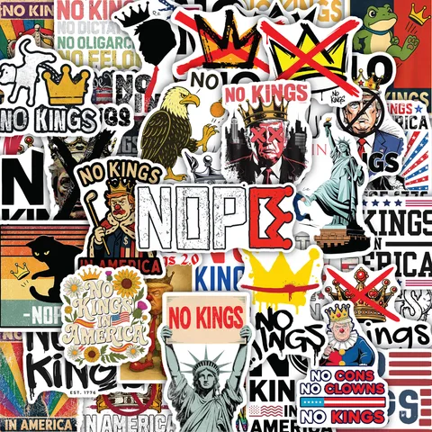 No King Sticker Set