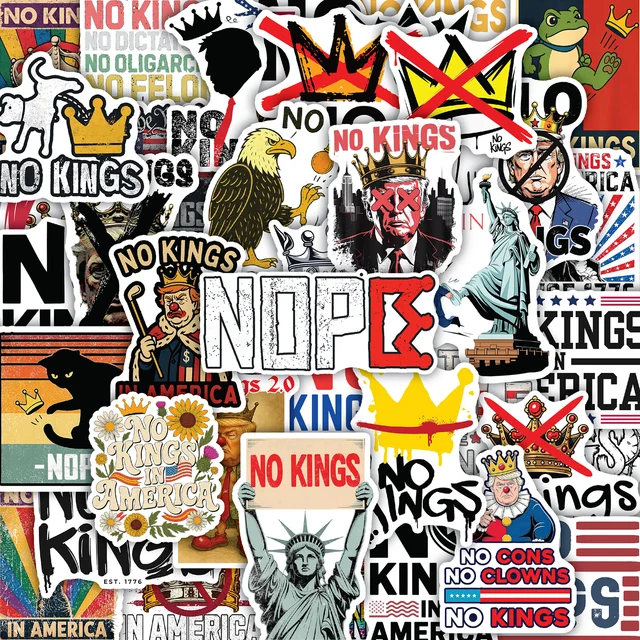 No King Sticker Set