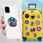 Captain America Shield Logo Sticker Set thumbnail 8