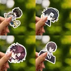 Japanese Anime Bungo Sticker Set thumbnail 2