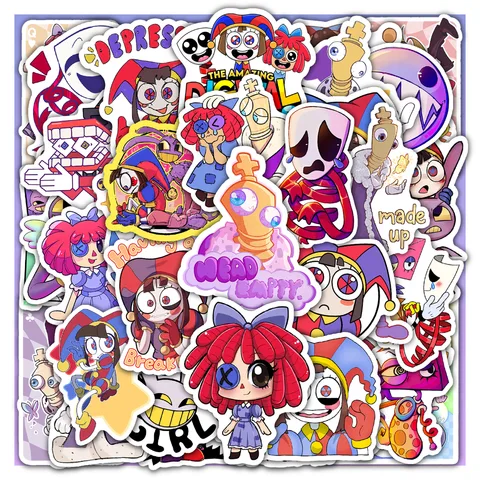 The Amazing Digital Circus Sticker Set