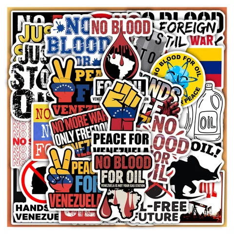 No Blood for Oil Sticker Set