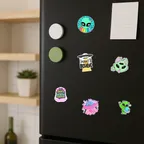 Alien Stickers, Ufo, Space Stickers thumbnail 7