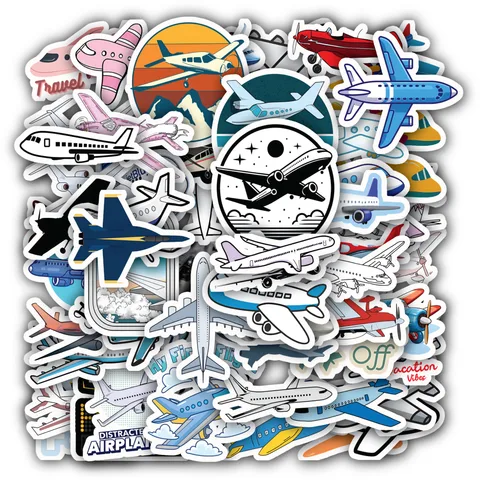Airplane Sticker Set
