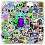 Alien Stickers, Ufo, Space Stickers thumbnail 1