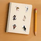 Morning Star Illustrated Sticker Set thumbnail 5