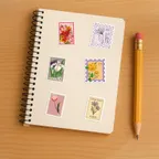 Birth Flower Stamp Sticker Set thumbnail 5