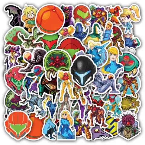 Metroid Merchandise Sticker Set