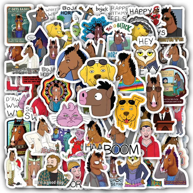 Bojack Horseman Sticker Set