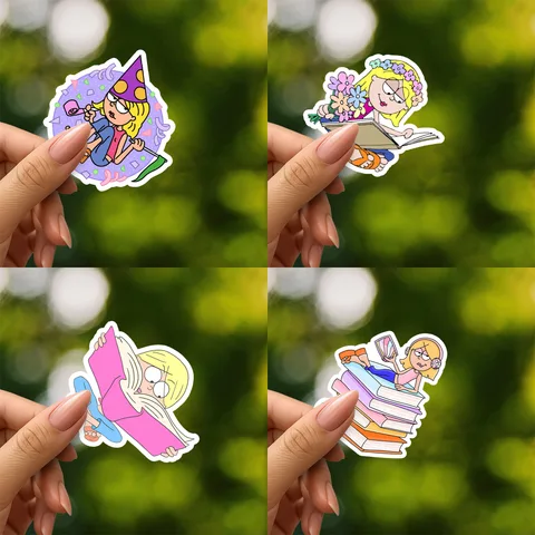 Bookish Lizzie Sticker Set