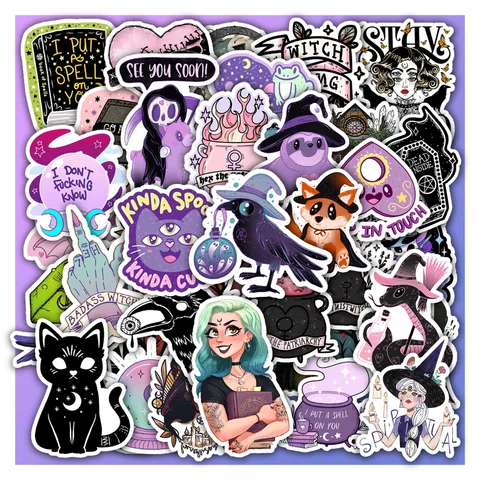 Goth Witchy Sticker Set