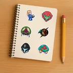 Metroid Merchandise Sticker Set thumbnail 5