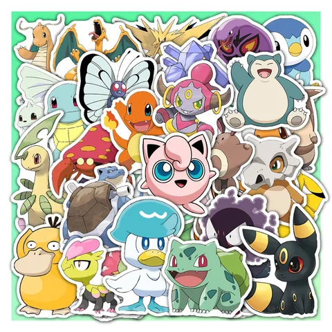 Kanto Classics Sticker Set