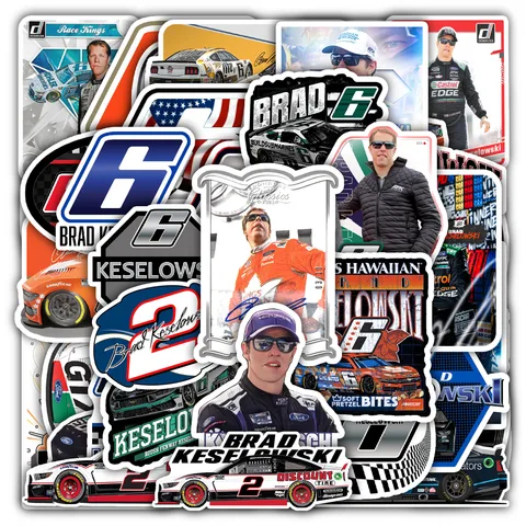 Brad Keselowski Sticker Set