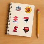 Motorcycle Brand Sticker Set thumbnail 5