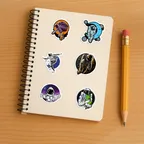 The Hitchhiker S Guide to the Galaxy Stickers thumbnail 5