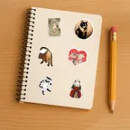Miniatura 5 de Medieval Cat Sticker Set
