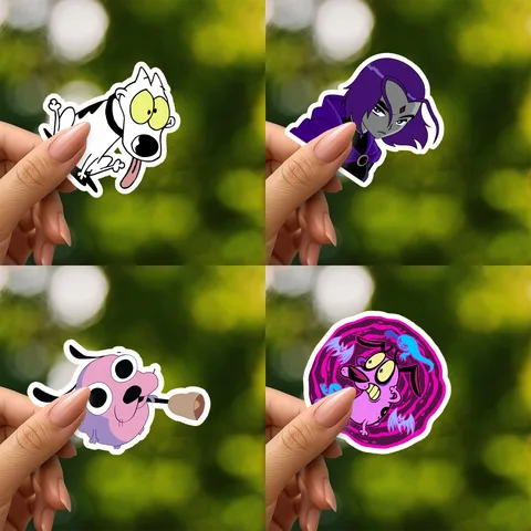 90s Cartoon Sticker Set