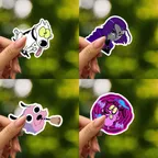 90s Cartoon Sticker Set thumbnail 1