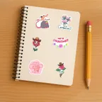 What in Carnation Cowboy Sticker Set thumbnail 5