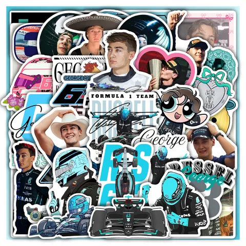 George Russell Sticker Set