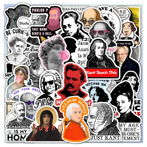 Sarcastic Historical Figure Sticker Set