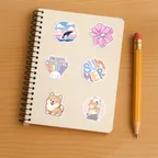 Cute Vsco Aesthetic Sticker Set thumbnail 5